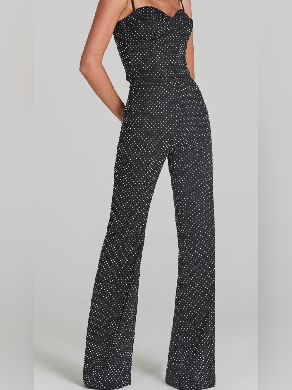 Nadine Merabi Kira black trousers and blouse.!